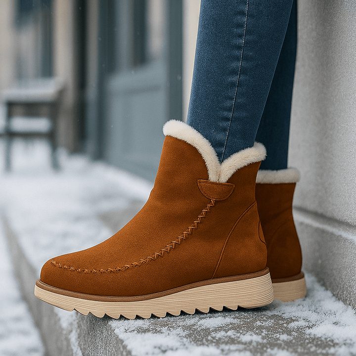 Bottines pour femmes avec effet peluche - Olyane