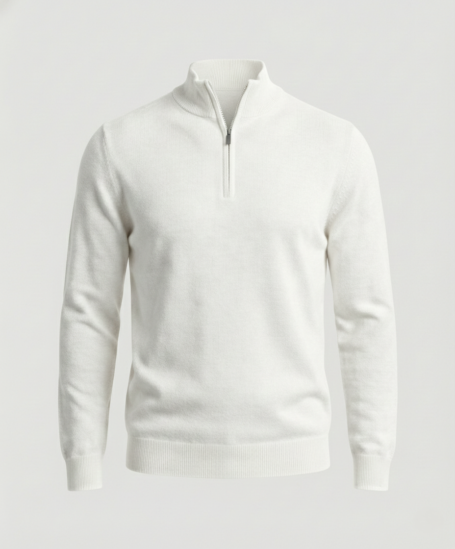 Pull demi-fermé premium pour hommes - Tiago