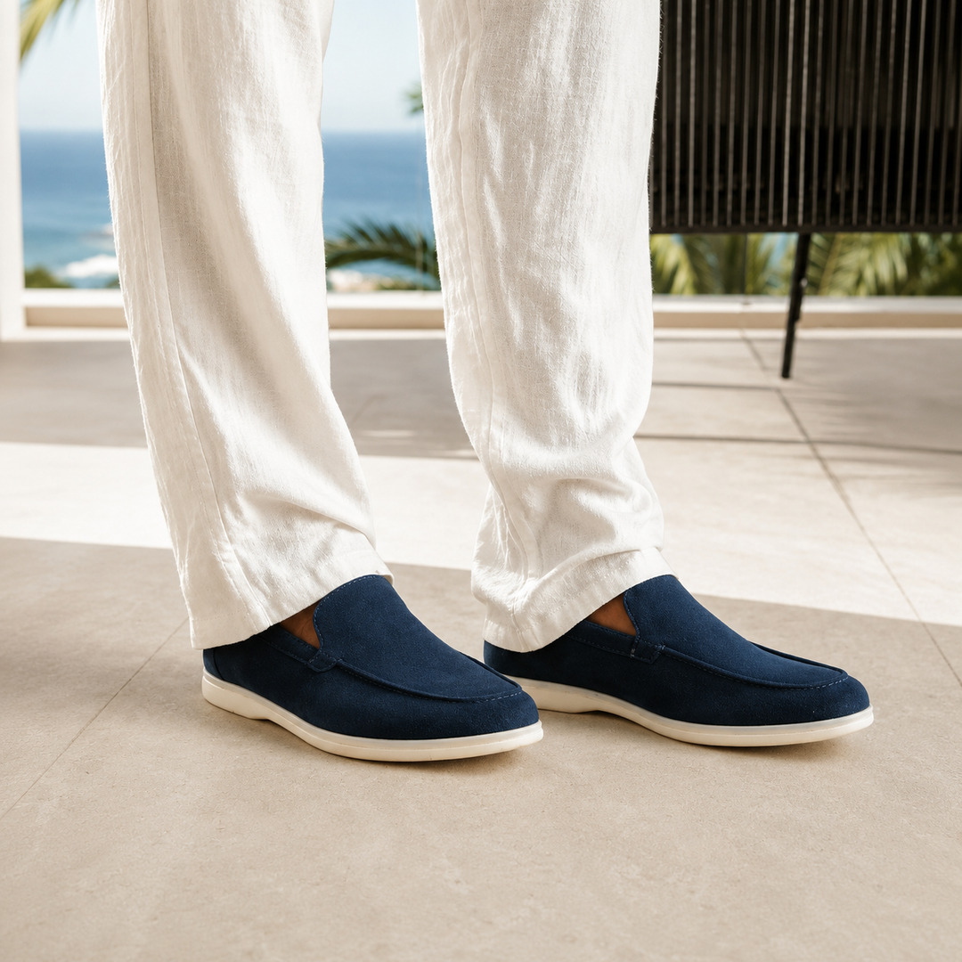 Mocassins pour homme, modèle uni, style automnal - Gerald