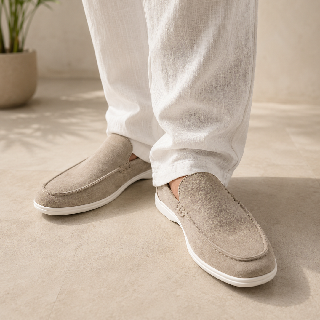 Mocassins pour homme, modèle uni, style automnal - Gerald