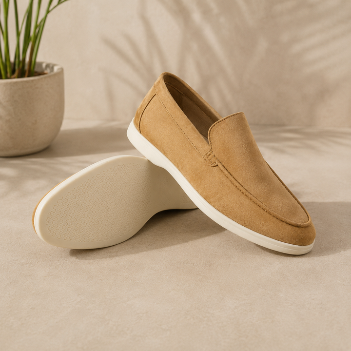Mocassins pour homme, modèle uni, style automnal - Gerald