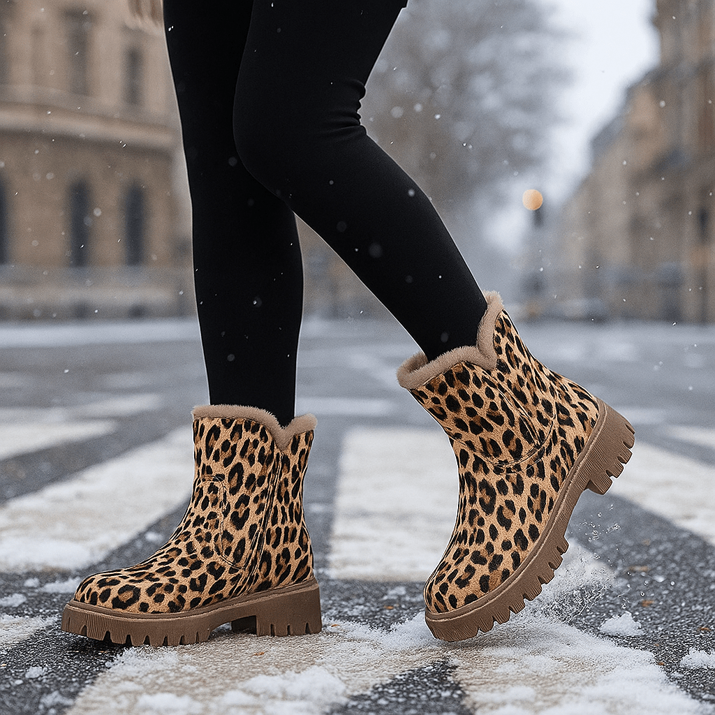 Bottines pour femmes avec effet imprimé - Irvane