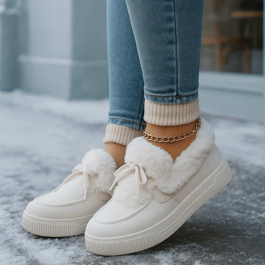 Mocassins pour femmes avec effet peluche - Esmira