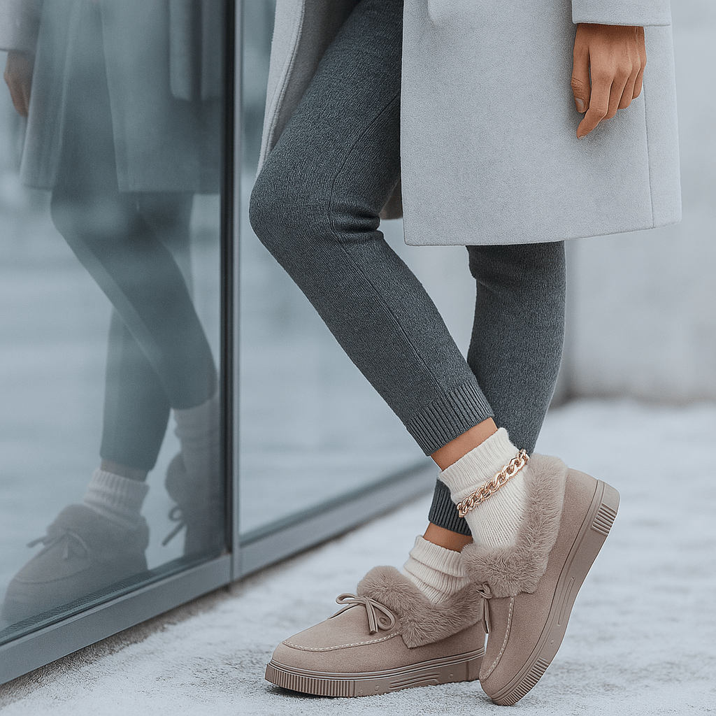 Mocassins pour femmes avec effet peluche - Esmira