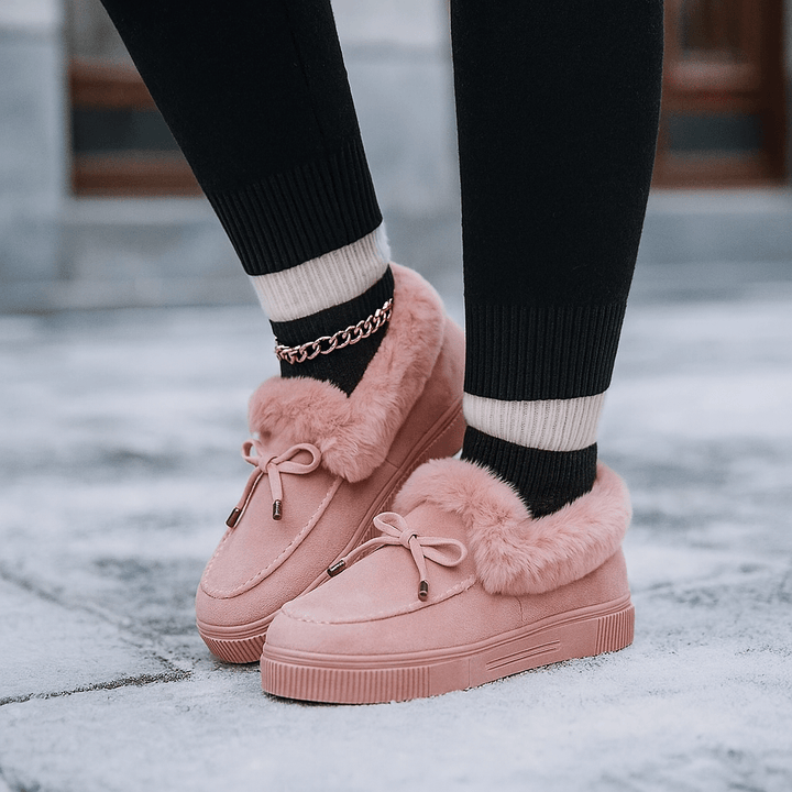 Mocassins pour femmes avec effet peluche - Esmira