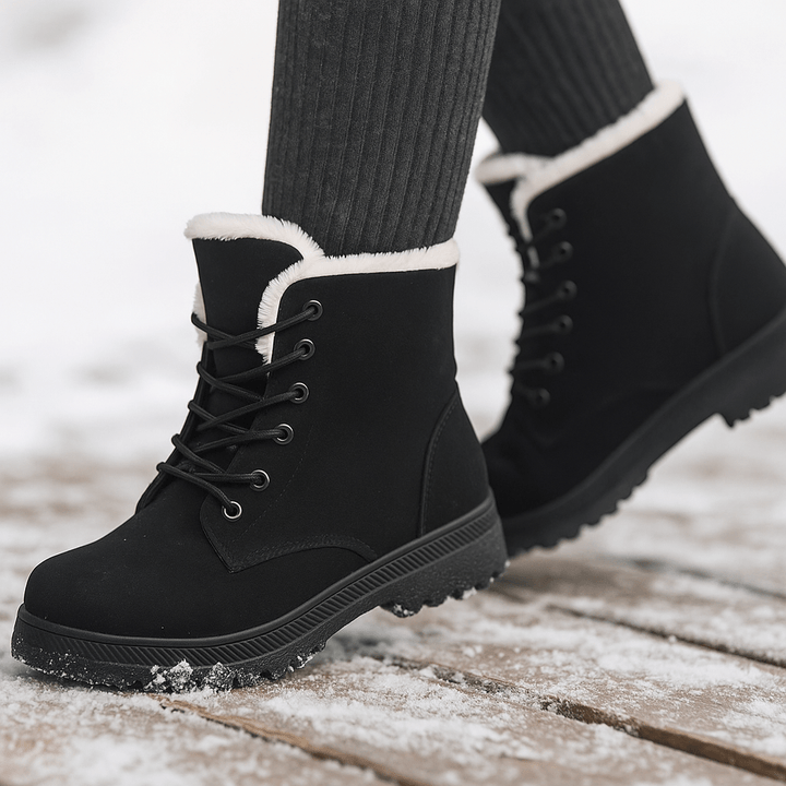 Bottines pour femmes avec effet peluche - Lirenne