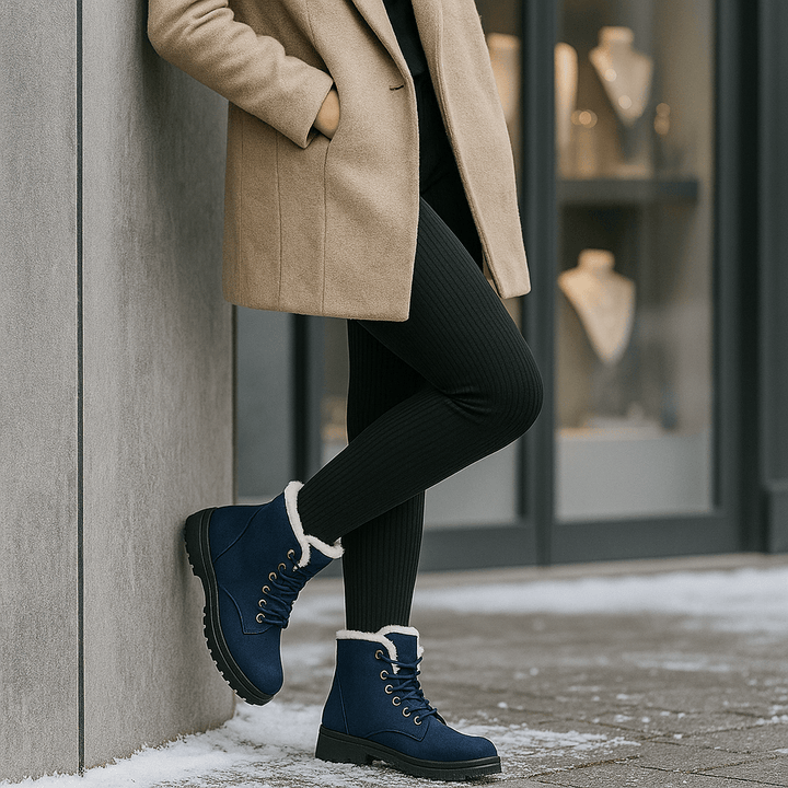 Bottines pour femmes avec effet peluche - Lirenne