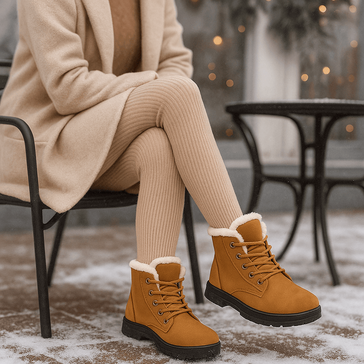 Bottines pour femmes avec effet peluche - Lirenne