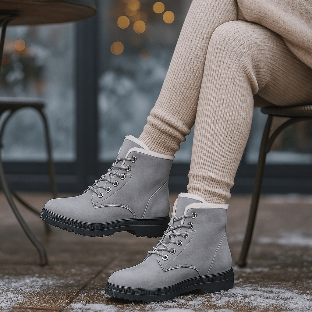 Bottines pour femmes avec effet peluche - Lirenne
