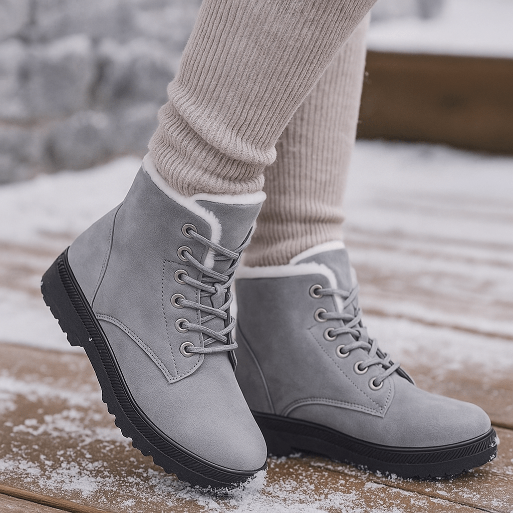 Bottines pour femmes avec effet peluche - Lirenne