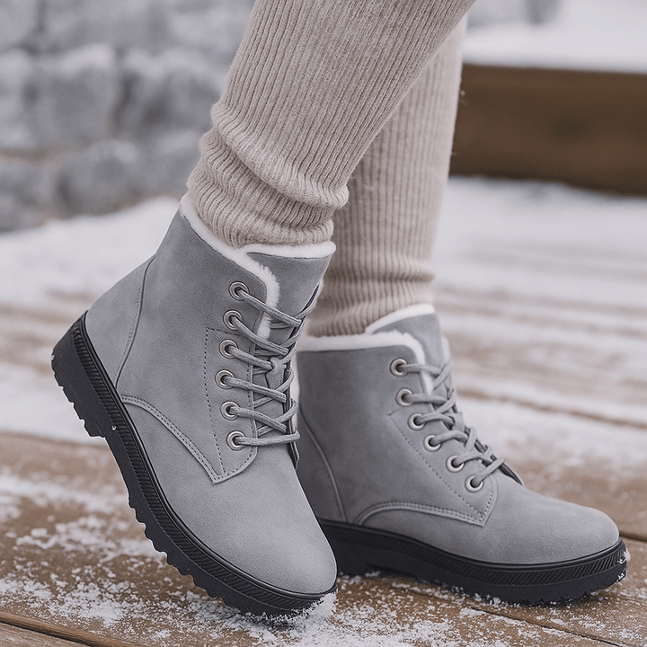 Bottines pour femmes avec effet peluche - Lirenne