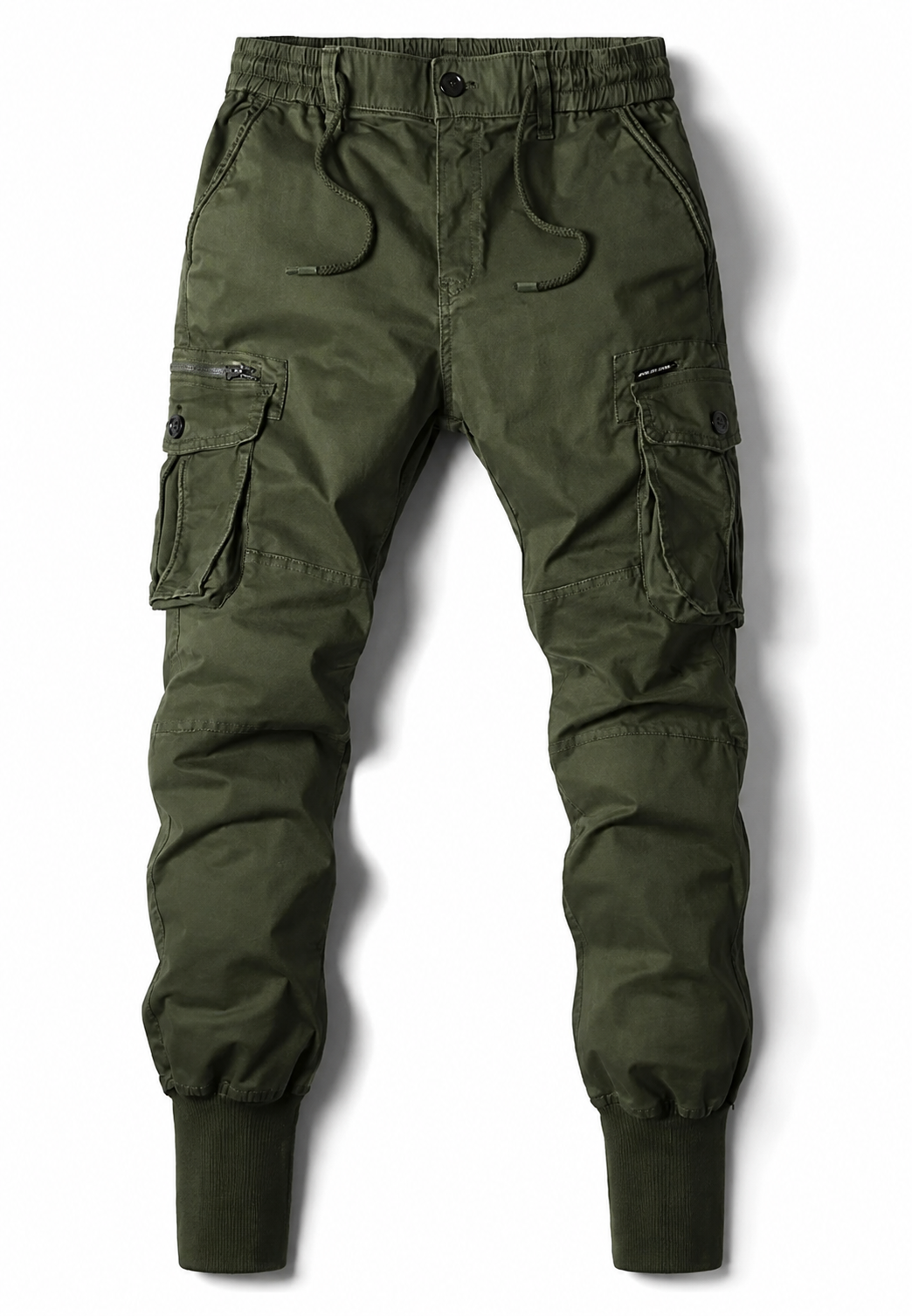 Pantalon jogger cargo pour homme à multiples poches et fermeture éclair - Nicolai