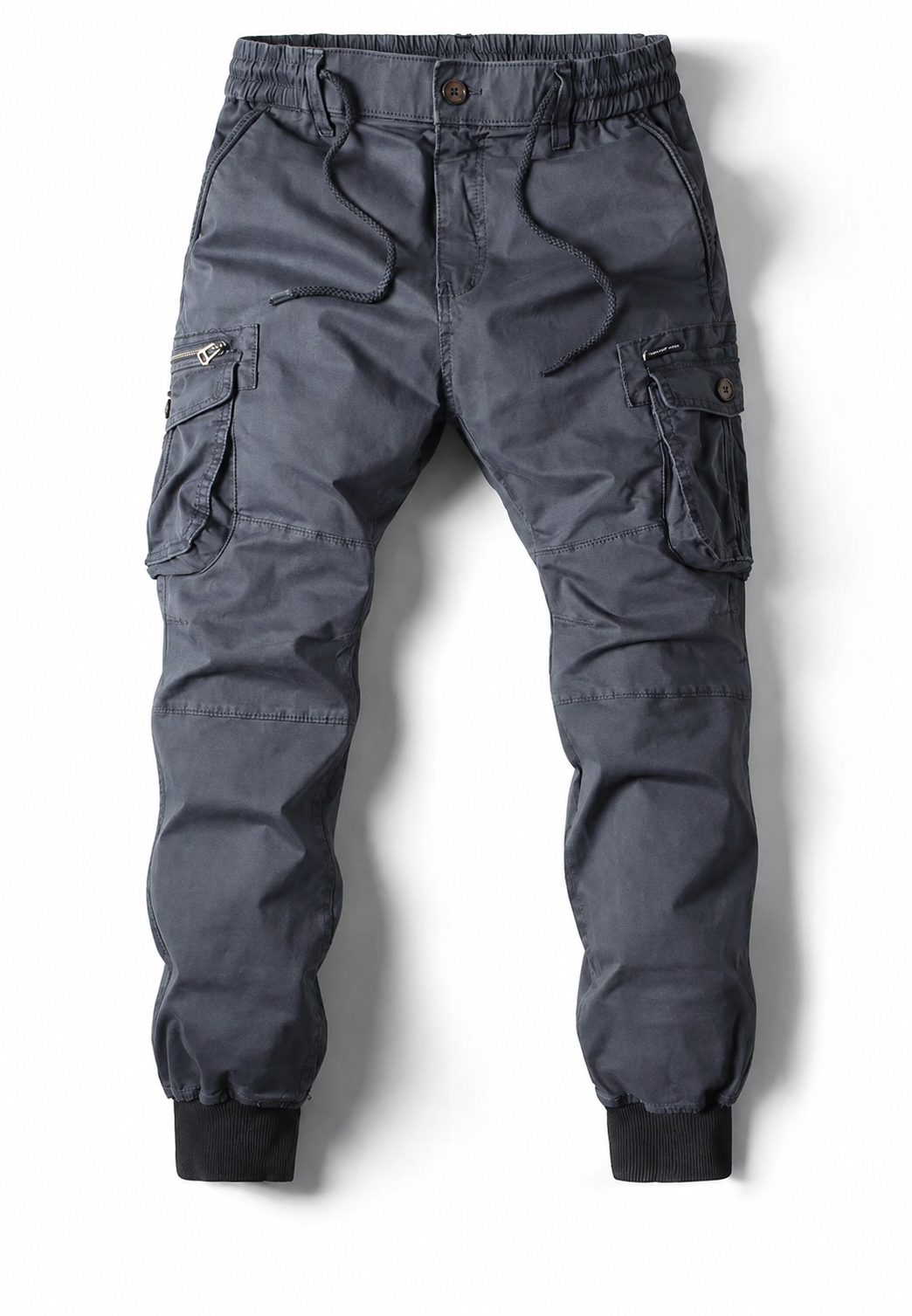 Pantalon jogger cargo pour homme à multiples poches et fermeture éclair - Nicolai