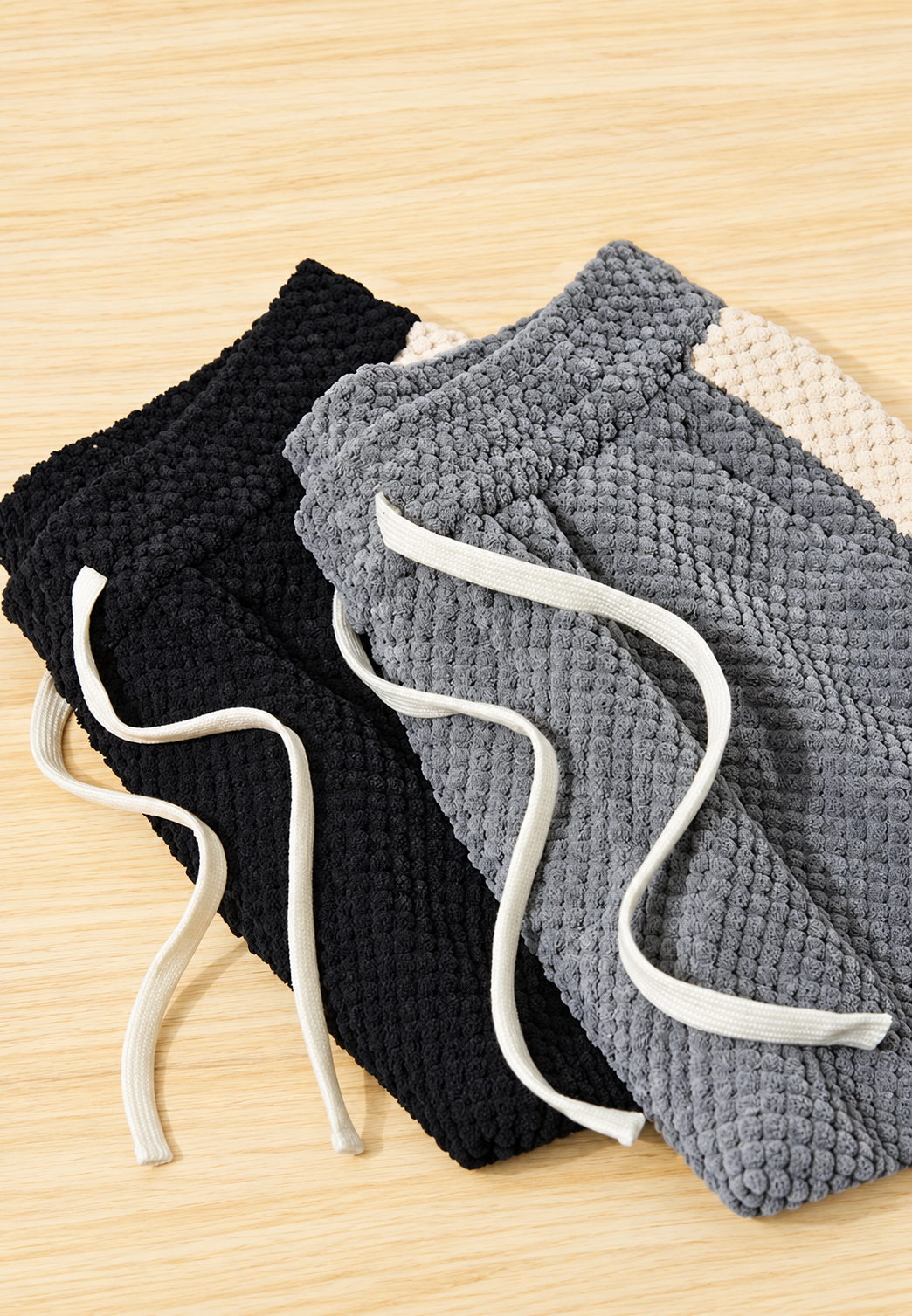 Pantalon de jogging pour homme en velours côtelé, coupe ample, bande latérale - Dorian
