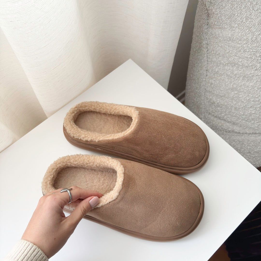 Chaussons en tissu pour femmes avec doublure en polaire - Yrsa