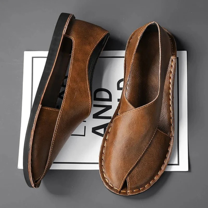 Sandales pour homme à bout fermé et bride croisée - Andi