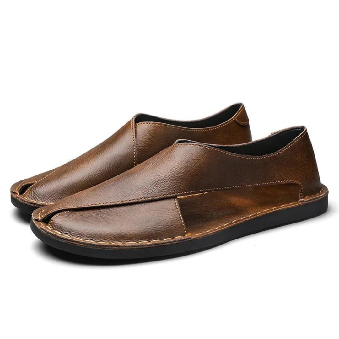 Sandales pour homme à bout fermé et bride croisée - Andi
