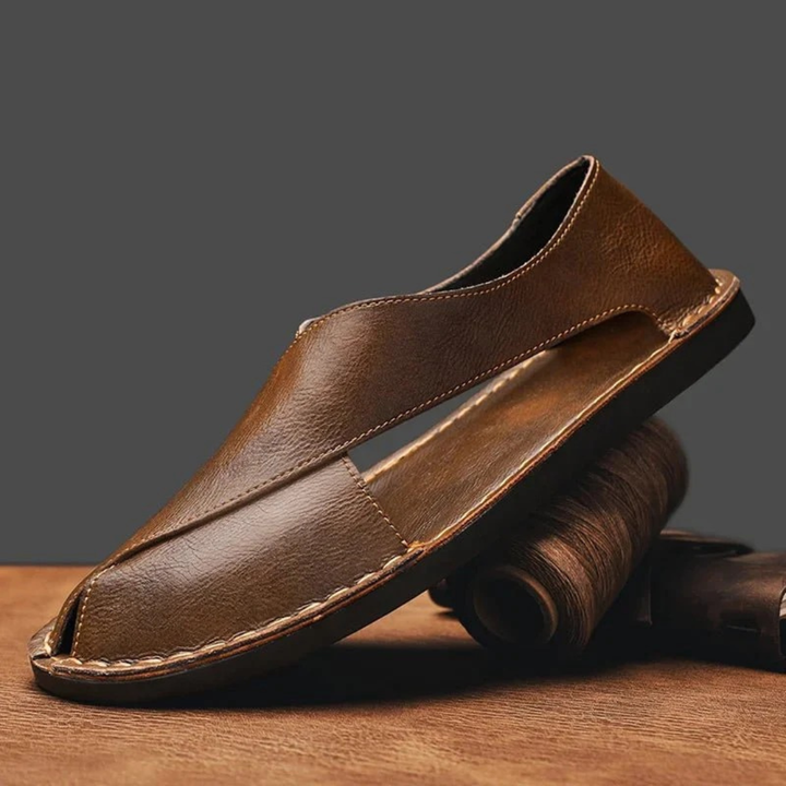 Sandales pour homme à bout fermé et bride croisée - Andi