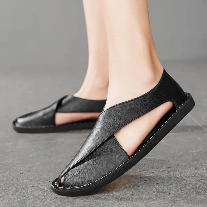 Sandales pour homme à bout fermé et bride croisée - Andi