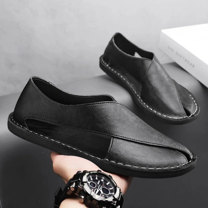 Sandales pour homme à bout fermé et bride croisée - Andi