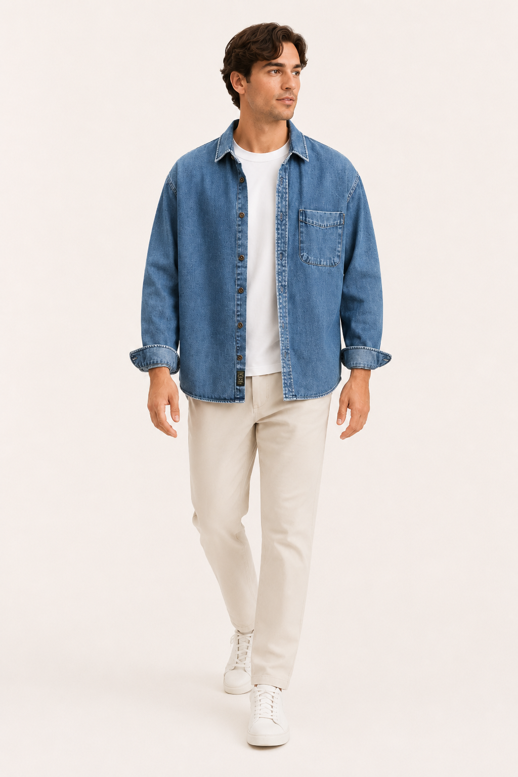 Chemise en jean vintage pour homme - Paolo