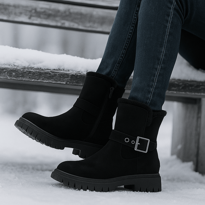 Bottines d'hiver avec boucle latérale - Loraine