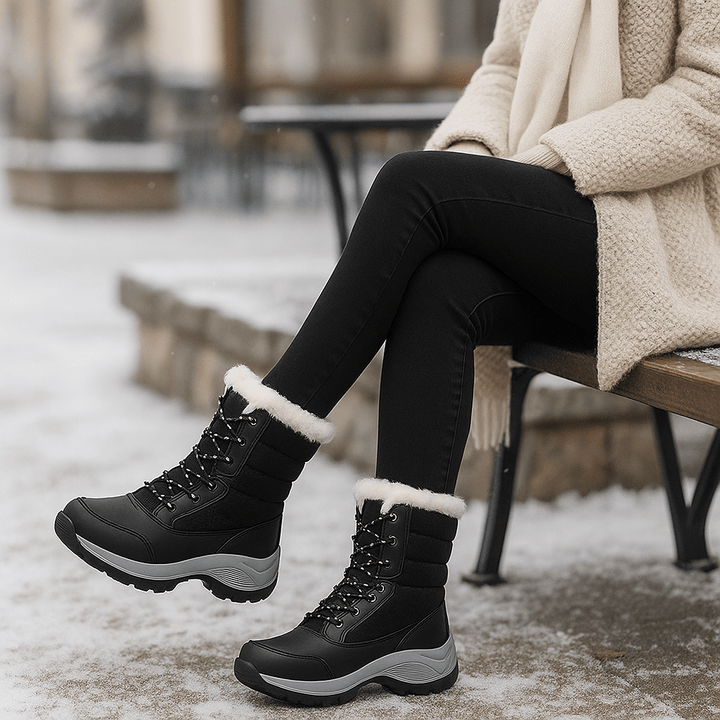 Bottes pour femmes à semelles épaisses - Rinhoa