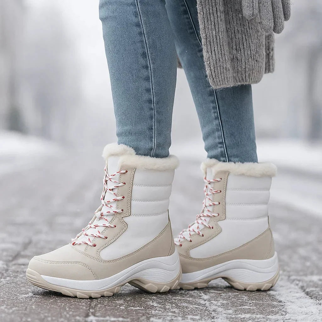 Bottes pour femmes à semelles épaisses - Rinhoa