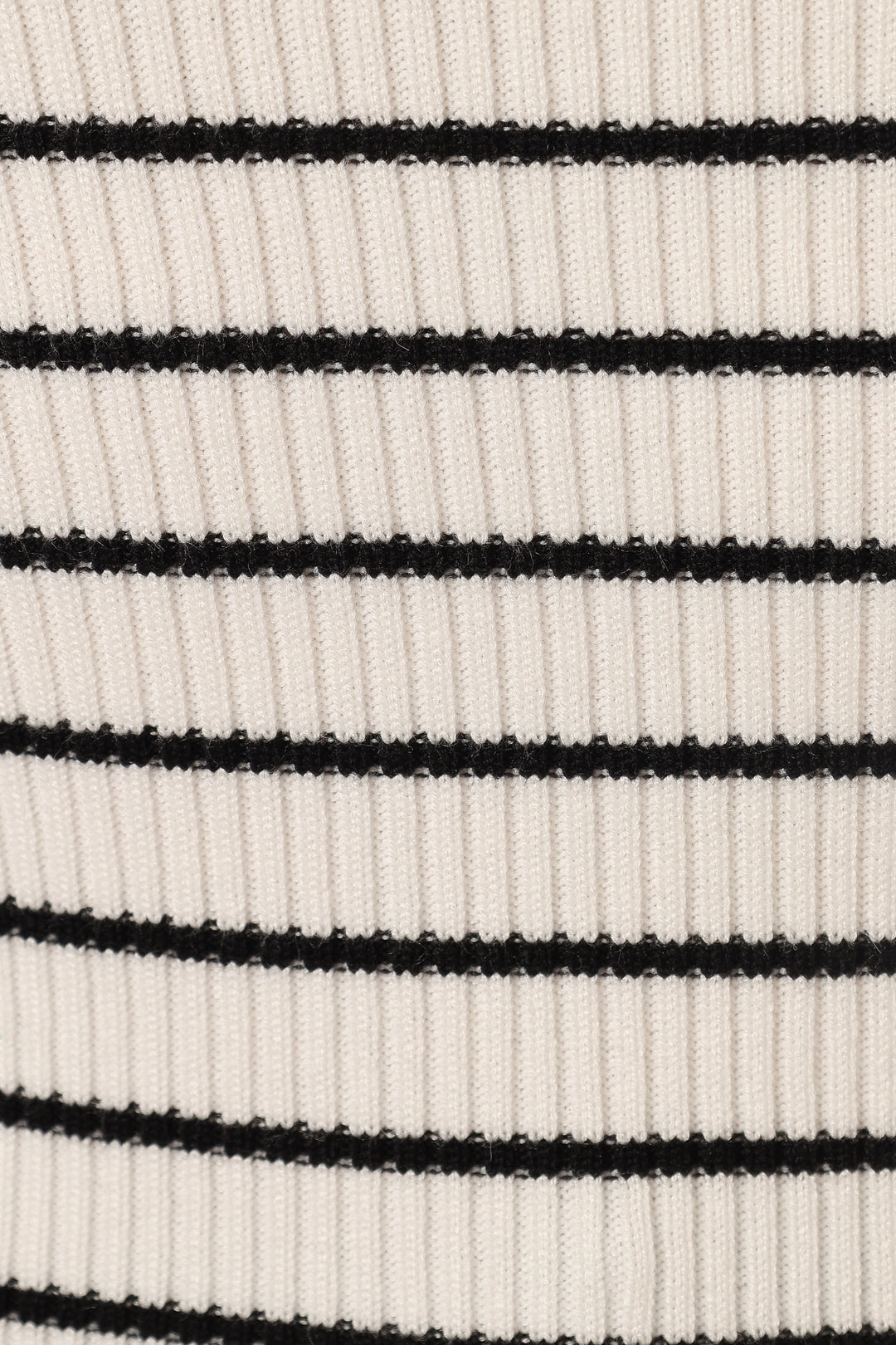 Haut en maille rayé pour femme, col bateau, manches longues - Kiersten