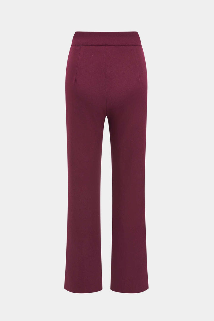 Costume deux pièces pour femme : blazer avec ceinture et pantalon droit - Camilla