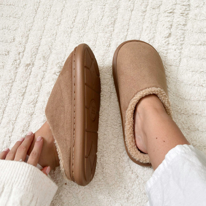 Chaussons en tissu pour femmes avec doublure en polaire - Yrsa