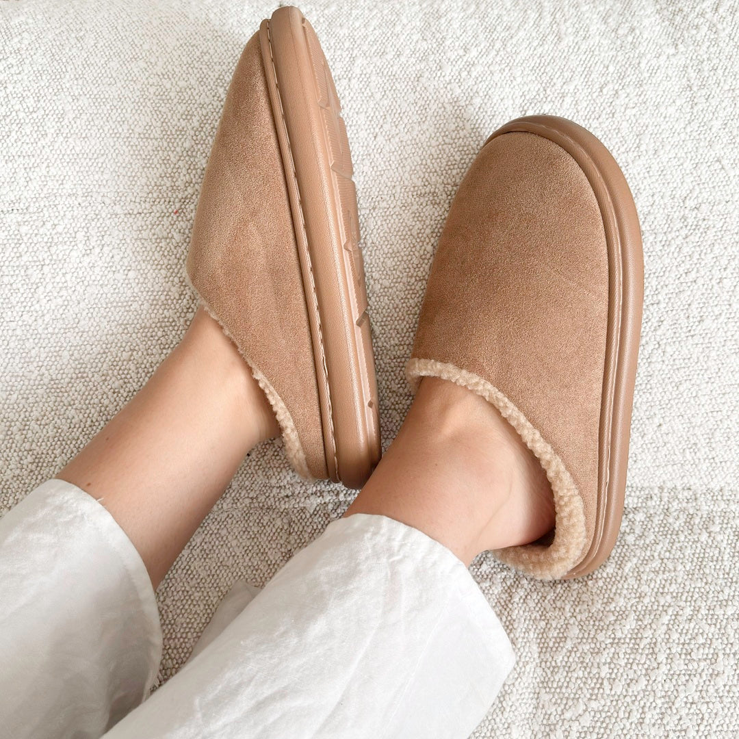 Chaussons en tissu pour femmes avec doublure en polaire - Yrsa