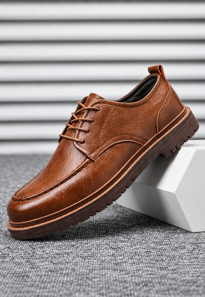 Derbies décontractés homme à lacets et semelle crantée - Halden