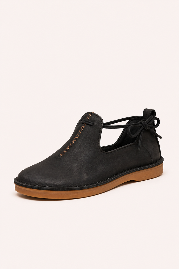 Chaussures plates décontractées pour femme avec nœud réglable - Fenja